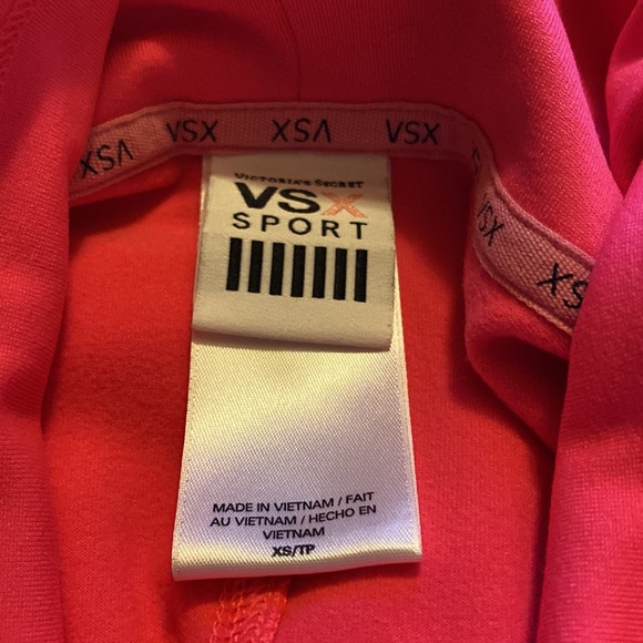 Victoria's Secret Sport VSX Turtleneck Performance Pink Shirt Top Size XS VGC - Picture 4 of 4